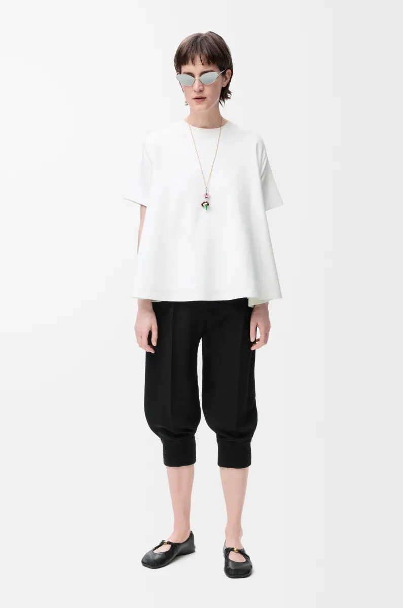 棉质混纺梯形上衣