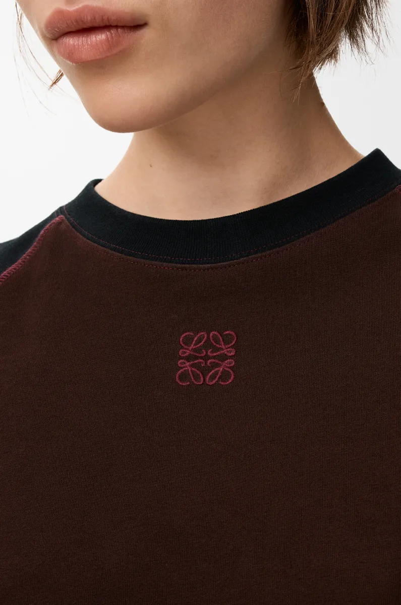 小廓形棉质混纺 T 恤