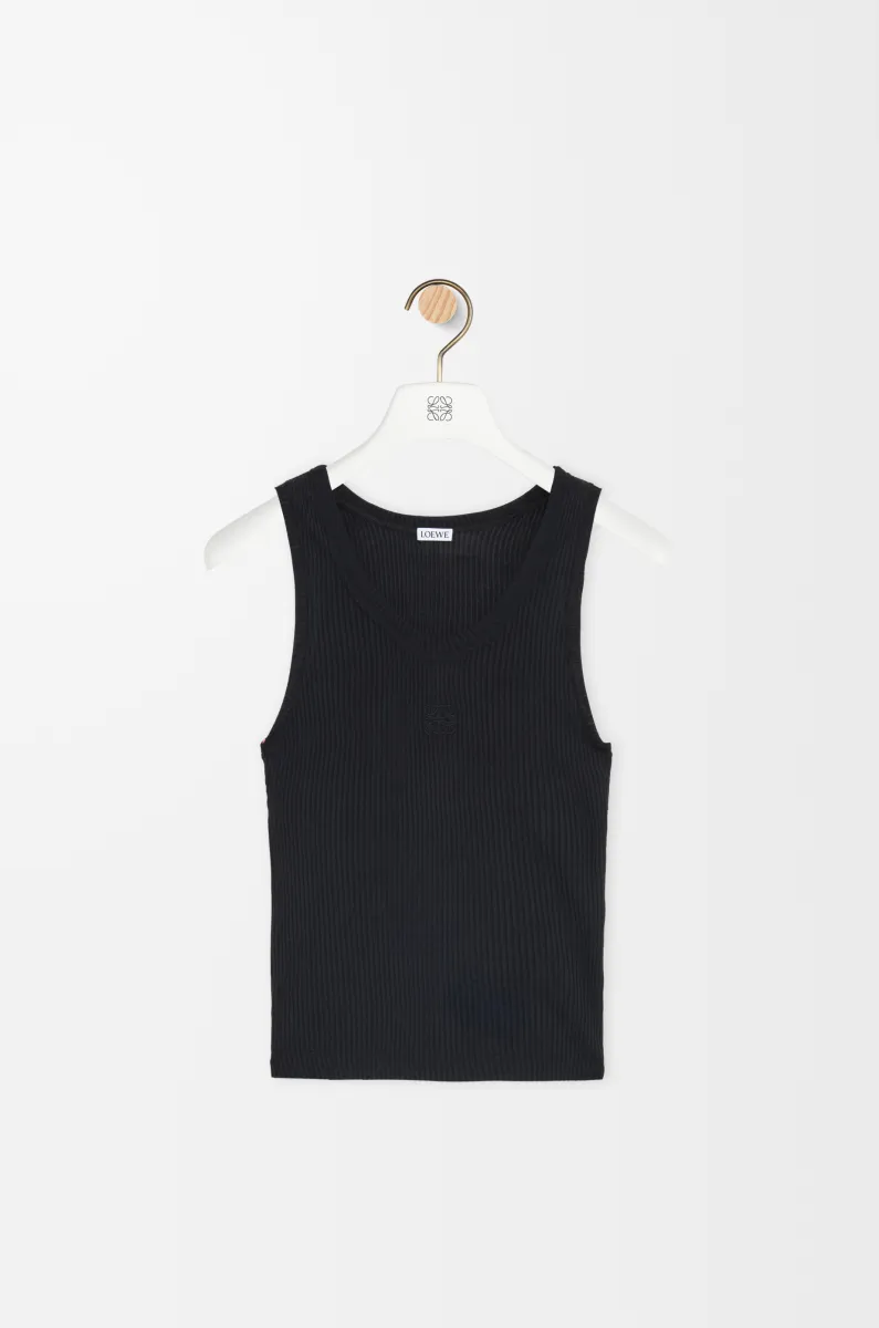 丝绸 Anagram 背心上衣