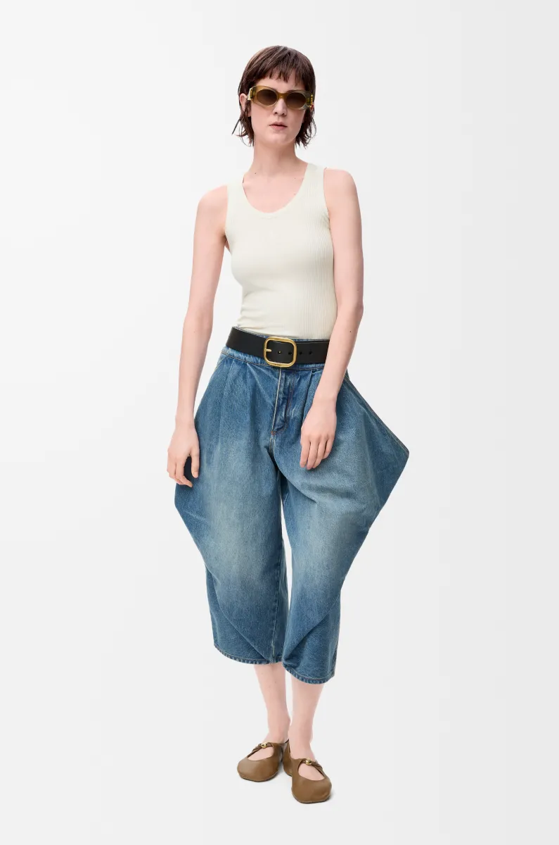 丝绸 Anagram 背心上衣