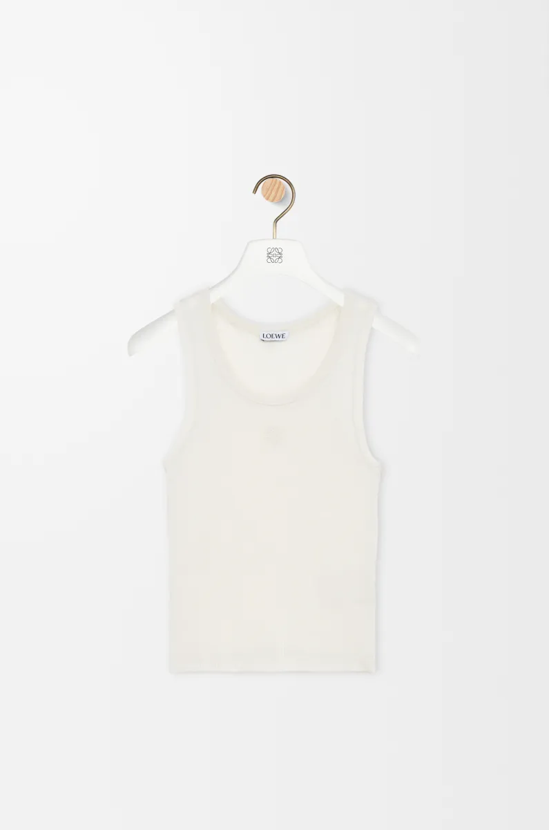 丝绸 Anagram 背心上衣