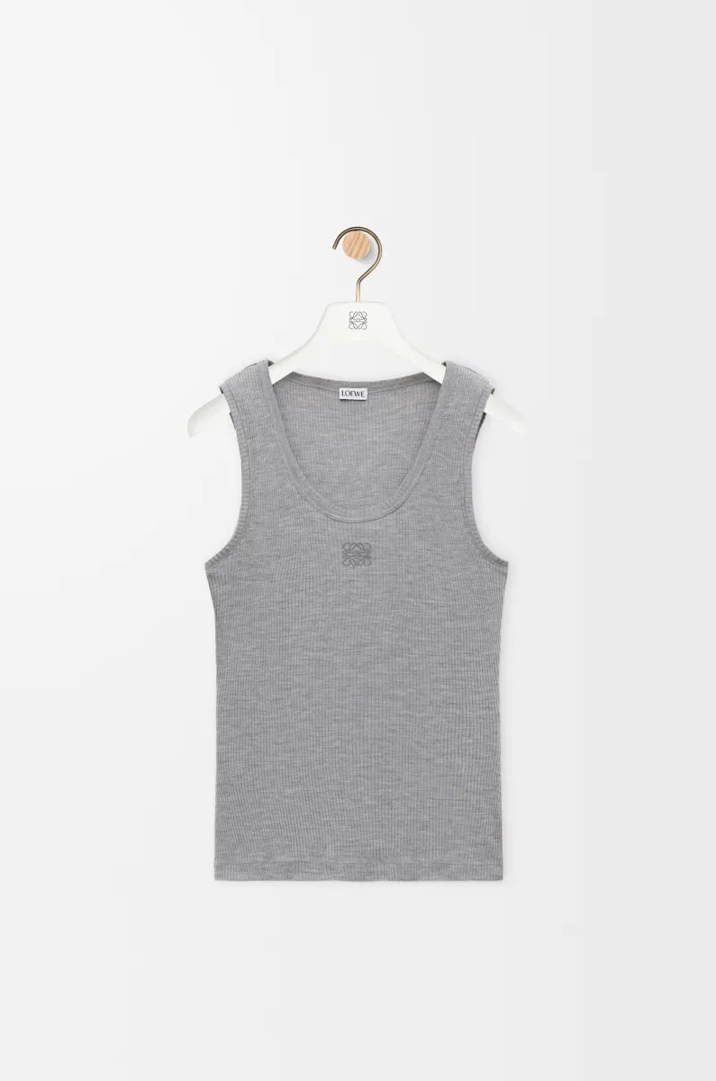 丝绸 Anagram 背心上衣