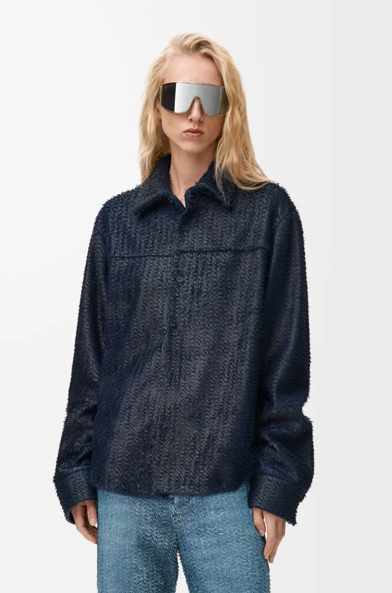 纳帕羊皮革外套衬衫