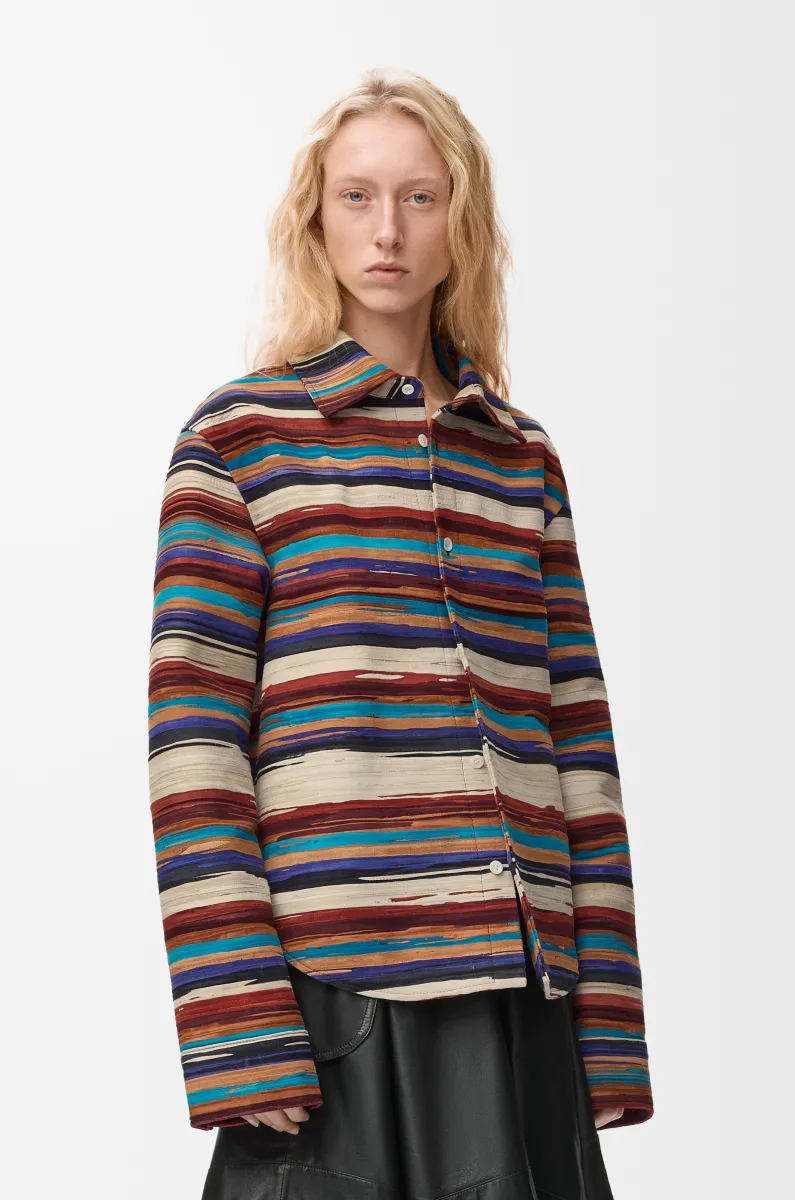 牛巴革羊皮革外套衬衫