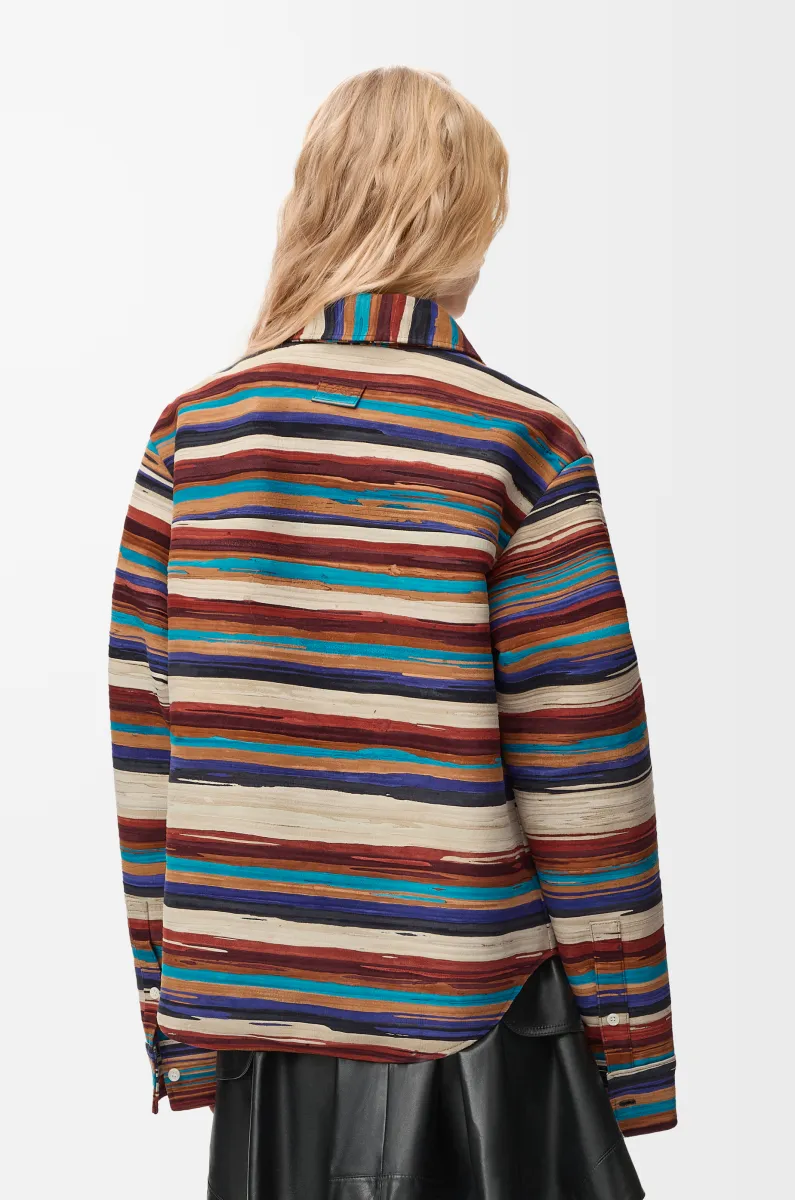 牛巴革羊皮革外套衬衫