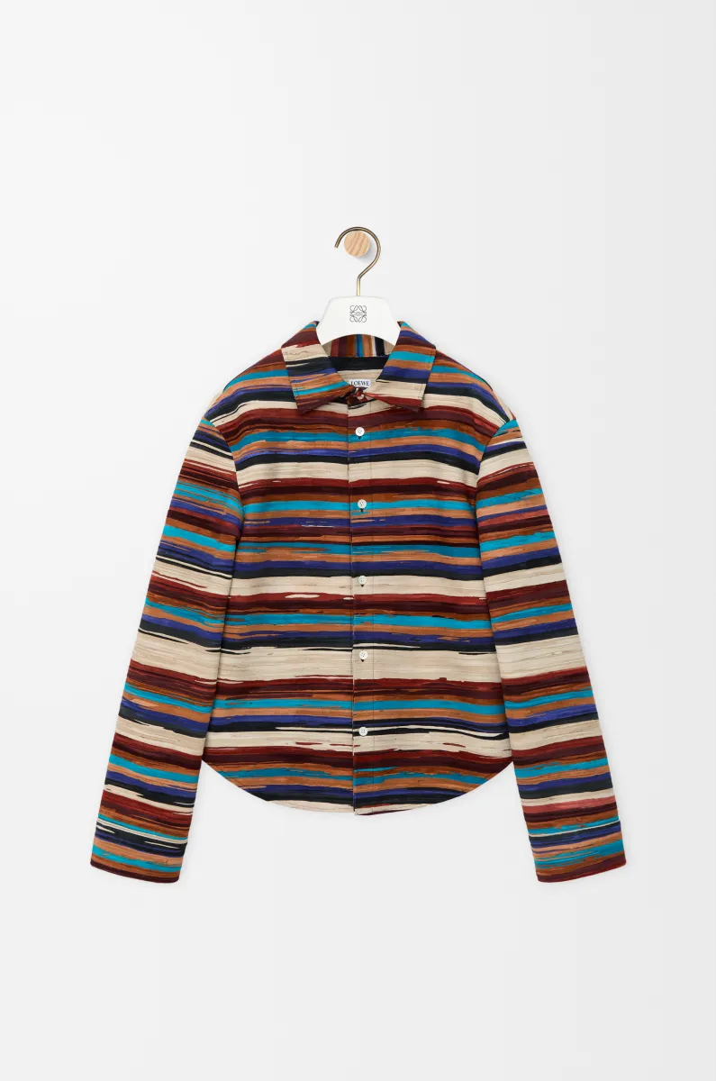 牛巴革羊皮革外套衬衫