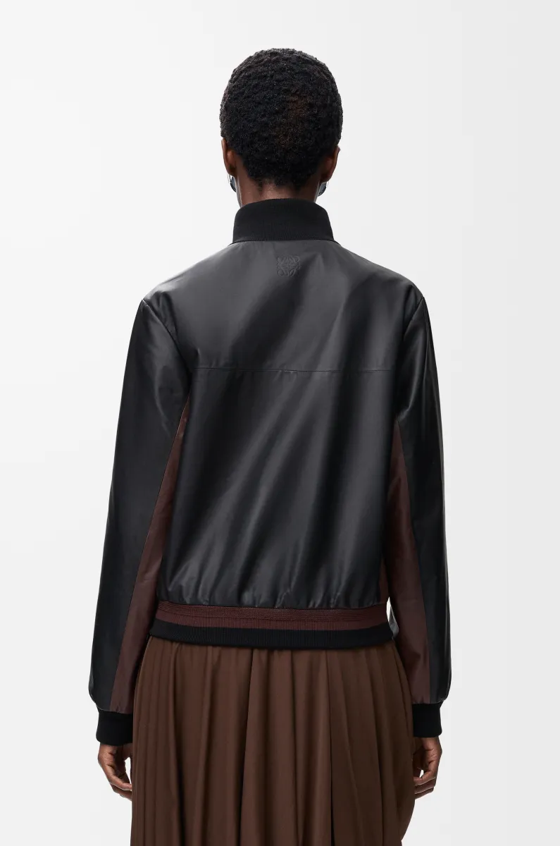 纳帕羊皮革短款夹克