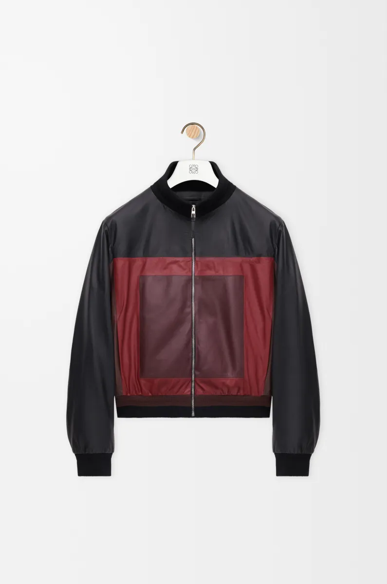 纳帕羊皮革短款夹克