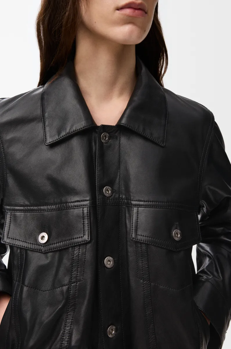 纳帕羊皮革夹克