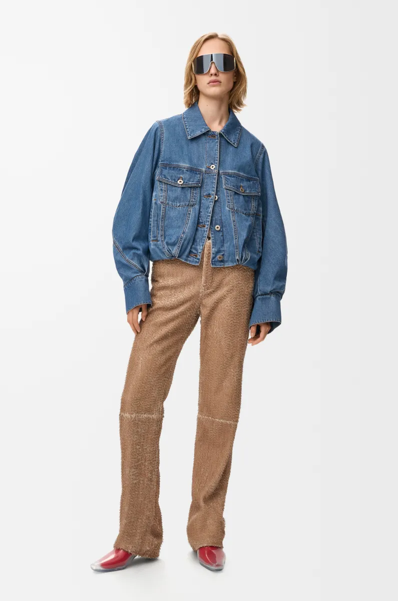 纳帕羊皮革长裤