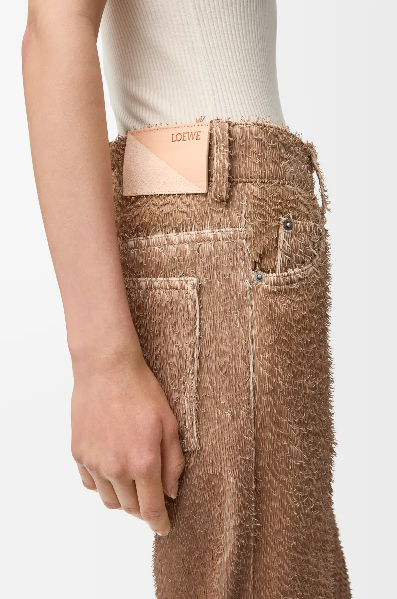 纳帕羊皮革长裤