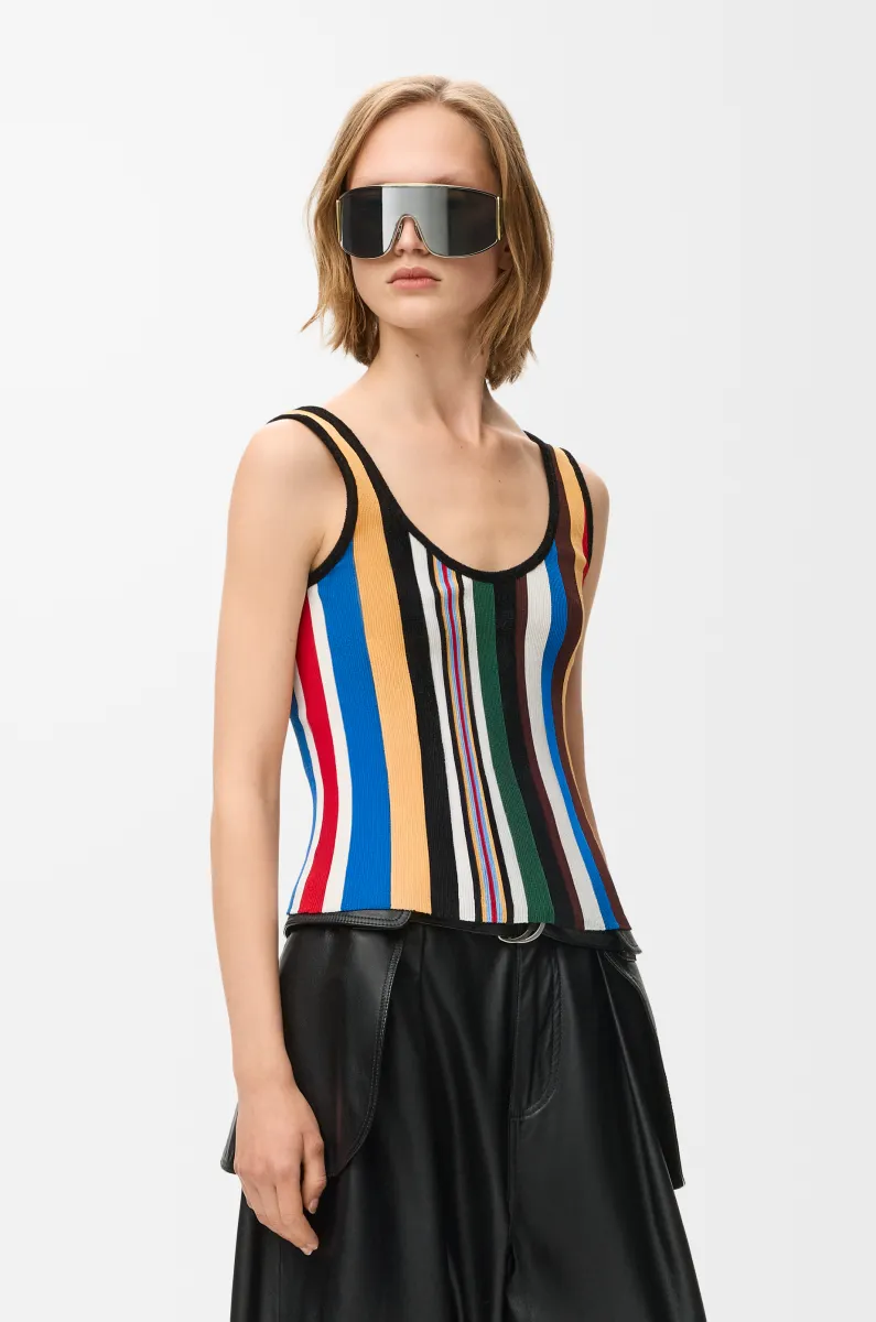 弹性粘胶纤维混纺背心上衣