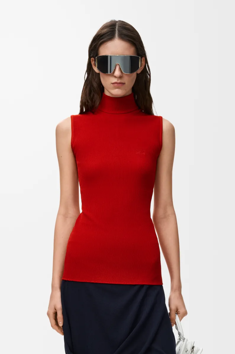 粘胶纤维混纺无袖上衣