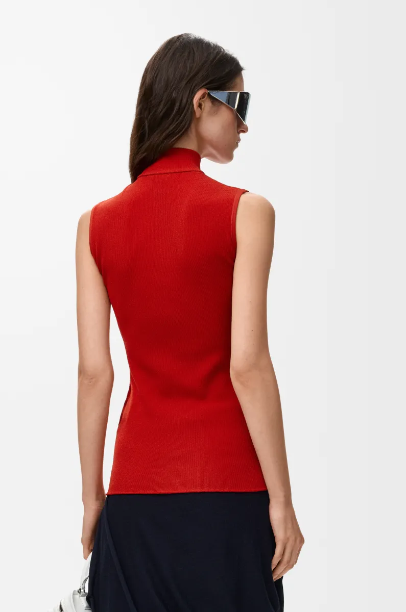 粘胶纤维混纺无袖上衣