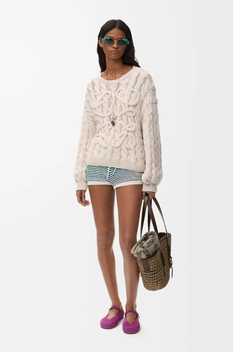 棉质和羊毛混纺 Anagram 毛衣