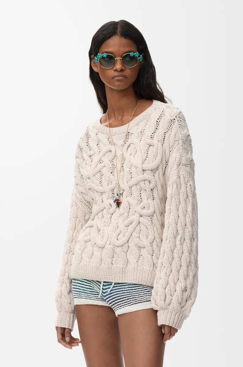 棉质和羊毛混纺 Anagram 毛衣