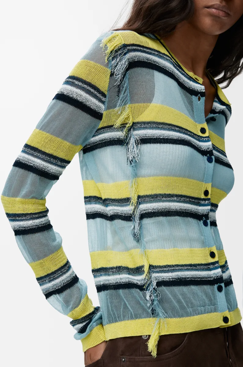 粘胶纤维和棉质混纺开衫