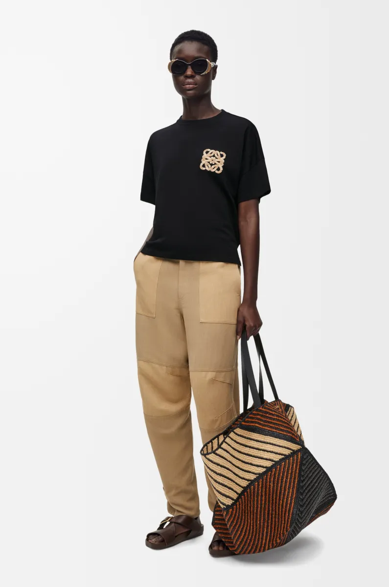 棉质方正廓形T恤