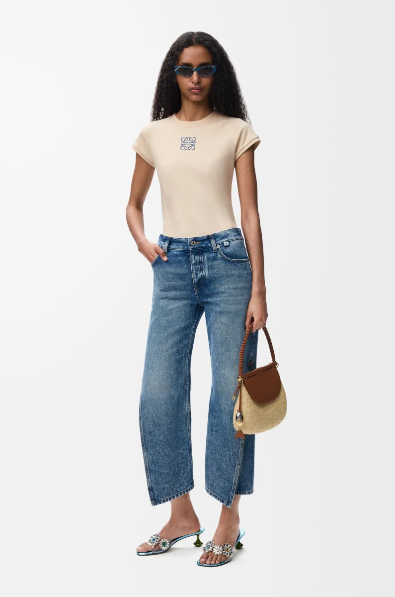 小廓形棉质 T 恤