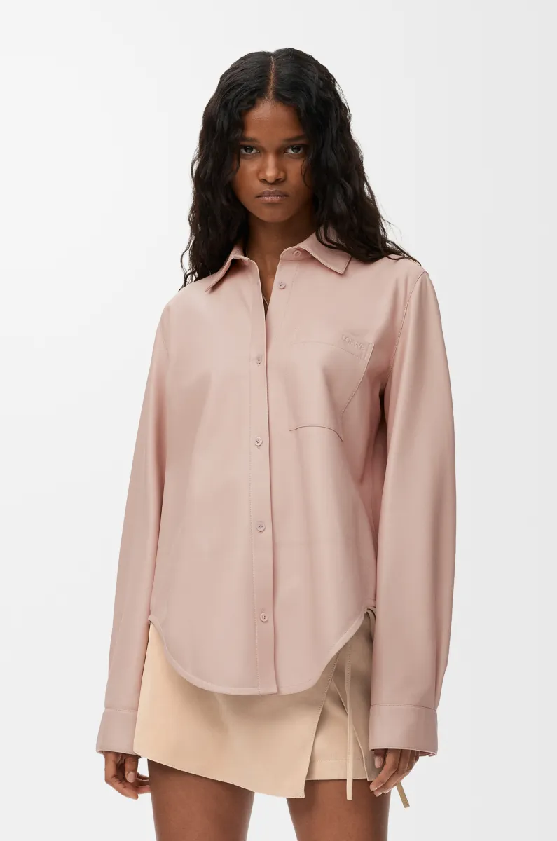 纳帕羊皮革衬衫