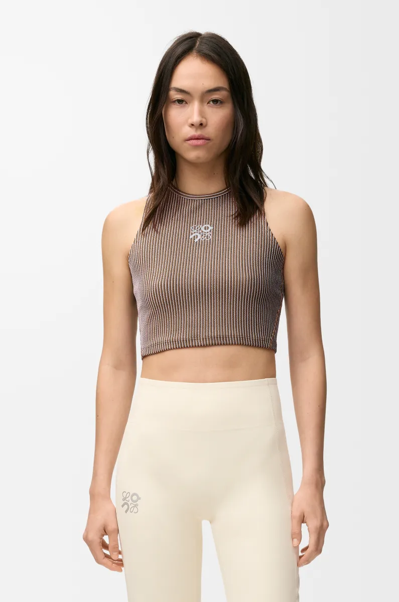 科技平纹针织背心上衣