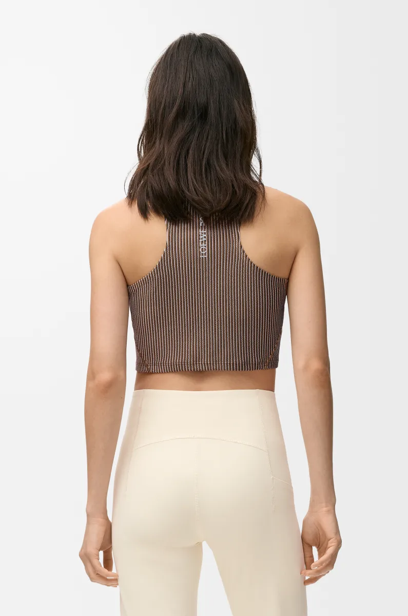 科技平纹针织背心上衣