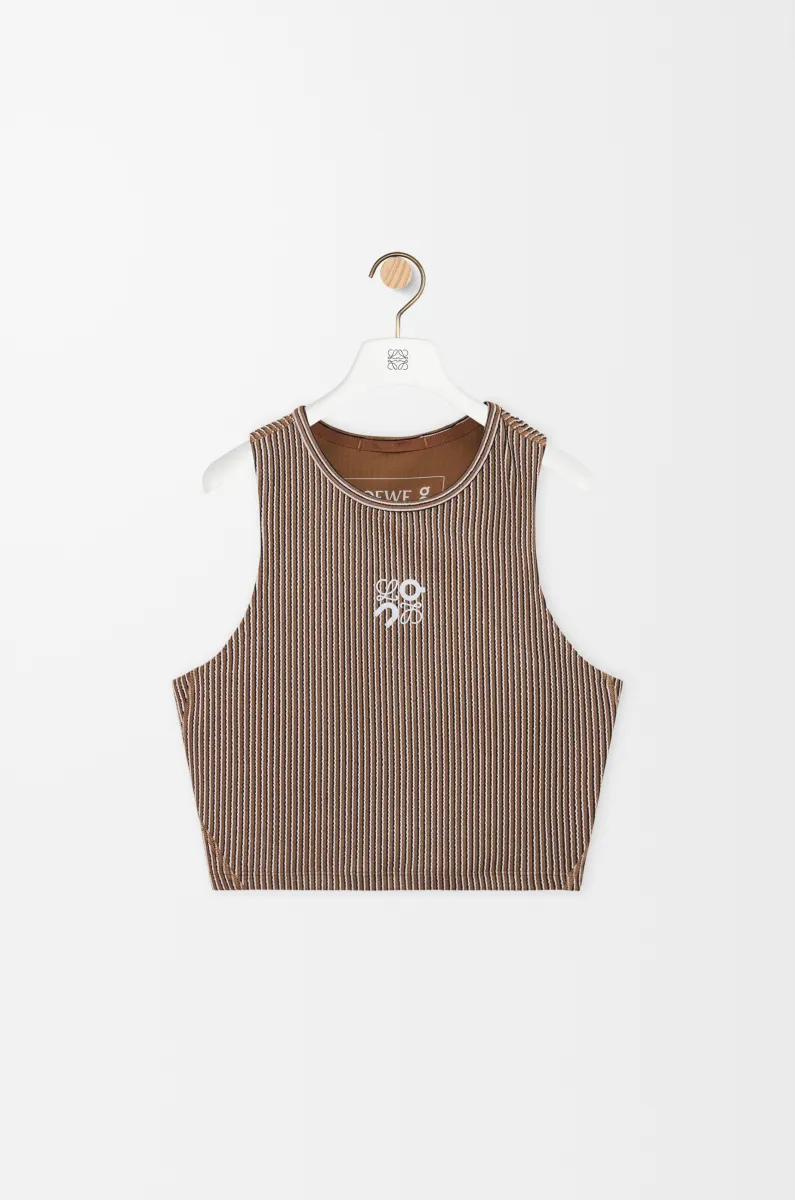 科技平纹针织背心上衣