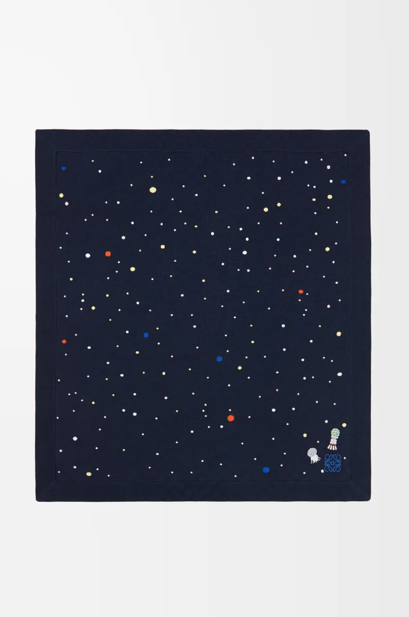 羊绒深海图案毛毯