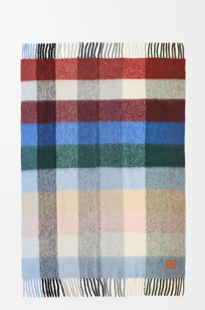 羊驼毛和羊毛混纺毛毯